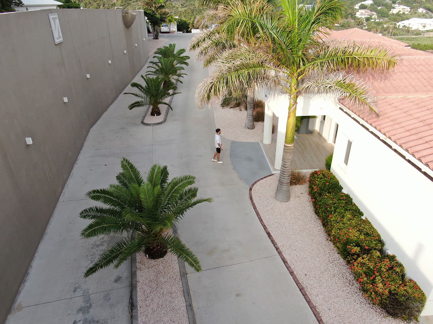 Arriving at Villa Máxima